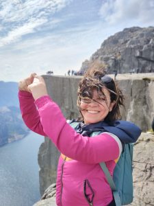 Nalida hiking to Pulpit Rock with Troll Adventure